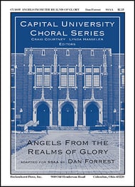 Angels from the Realms of Glory SSAA choral sheet music cover Thumbnail